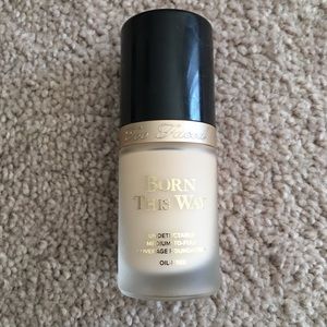 Like NEW Too Faced Born This Way Foundation - Swan